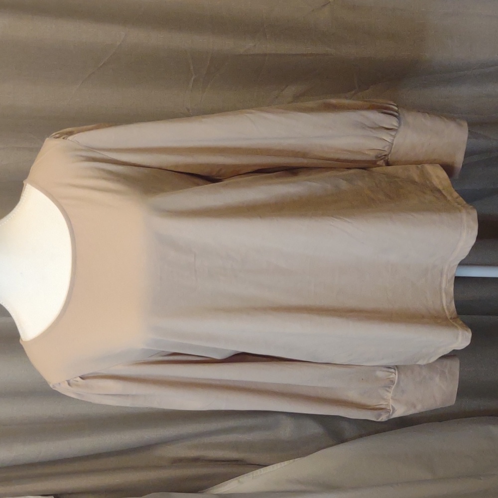 Dorose cotton balloon sleeves shirt